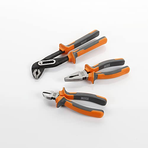 Alyco Orange (HR) - Juego 3 Alicates Blíster, 0 V, Negro, Set de 3 Piezas - 170509