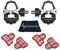 Wearable4U - Favero Assioma Duo Pedal Based Cycling Power Meter with Extra Cleats Cleaning Cloth Bundle (Red (6 Degree Float))