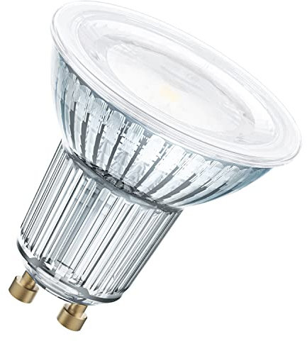 OSRAM Spot LED Culot GU10, Frio Blanco, 4000K, 7,9W, Equivalente 51W, LED SUPERSTAR PAR16 80-120°