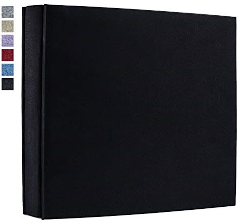 Vienrose Fotoalbum 6 x 4 600 fickor linneskydd extra stort utrymme bildbok rymmer horisontella och vertikala foton familj baby bröllop