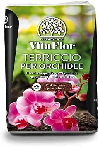 GENERICO 2 SACCHI Terriccio specifico per orchidee Vita Flor 10 Lt Professionale Alta Qualità AMDGarden