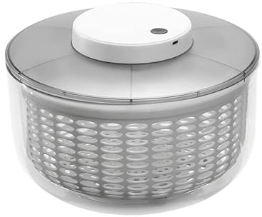 EUYIMOMO escurridor Lechuga Deshidratador de Ensalada de Verduras eléctrico for el hogarVolquete de Agua Recargable de Frutas de cocinaMáquina secadoLavado verdurasCesta Drenaje (Color : A, Size : 6