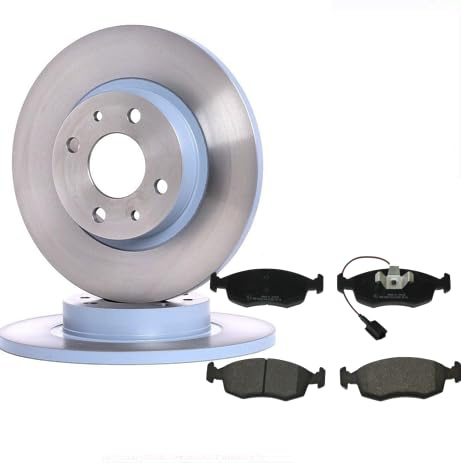 AOQ-COPPIA KIT DISCHI FRENO + PASTIGLIE ANT. COMPATIBILI CON FIAT 500 9.0, 1.2 (312) pPANDA 1.2 312 DISCO PIENO diametro 257mm (ANNO DAL: 06-2015)
