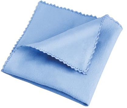 Ekon Paño de microfibra lavable, 20 x 20 cm, ideal para pantallas y pantallas, reutilizable, azul