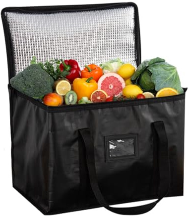 GwaOery Soft Cooler Bag 50L Insulated Picnic Thermal Food Delivery Bag