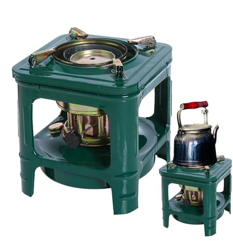 Fornello da campeggio con bruciatore a cherosene | Stufa a cherosene a 8 stoppini | Campeggio Stufa a cherosene diesél | Camping Picnic Handy Oil Stoves Cooker Cookware Forno a gasolio per 2-3 persone