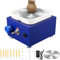 MINENICE Töpferscheibe Elektrisch,Mini Electric Pottery Wheel 6.5/10 cm Turntable,2000 U/min Einstellbare Geschwindigkeit,töpferset für Beginners und Kinder Crafts Casting Gift DIY(Blau)
