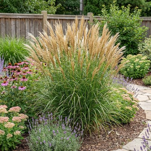 Bloomique - Set di 6 - Miscanthus sinensis - Pianta Ornamentale ornamentale - Resistente - Perenne - Altezza 10-20 cm - Vaso 9 cm