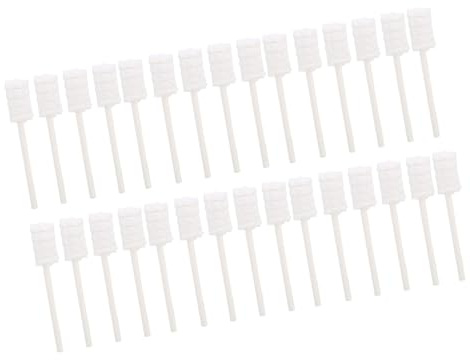 YUYTE Rengöringsmedel, Borste, Tunga 30st Oral Cleaner Tandtungborste för Spädbarn Vårdtillbehör - Säker Bomullsborste för Spädbarn 0-3 år