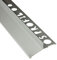 Alu L-Profil Balkon Terrasse abtropf Fliesenschiene Profil Schiene silber matt