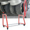Reifenregal Mobiles Tragbares Reifenregal mit 4 Rädern, Hausgarage Carport Multi Reifen Lagerregal 50 Zoll, Metallreifen-Organizer-Rack für Die Landwirtschaftliche Werkstatt