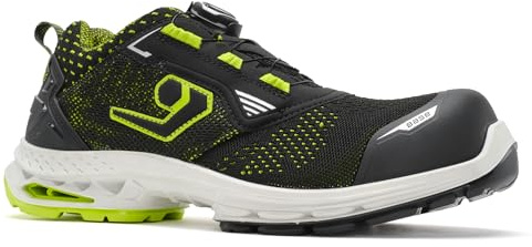 BASE B1708A Stockholm BOA Fit Lacing Safety Trainers S1PS ESD Slip Resistant Lightweight Breathable Antistatic Work Shoes with Shock Absorption