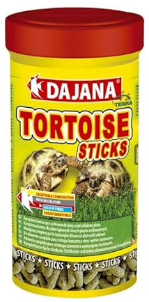 Alimento Tortoise Sticks Dajana 220gr: Nutrición Equilibrada para Tortugas