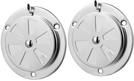Hoement Cubierta de Ventilación de Acero Inoxidable para Uso Versátil 2 Piezas Instalación Fácil y Diseño Moderno para Horno y Cocina en Hoteles y Hogares