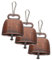 MUELODSIC 1set Campane Retro per Animali Campanelle per Mucche e Campane Resistenti per Pascolo e Decorazioni Suono e Forte