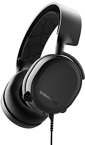 SteelSeries Arctis 3 Console - Stereo Wired Gaming Headset - für PS5, PS4, Xbox One, Nintendo Switch, VR, PC und Mobil - Schwarz