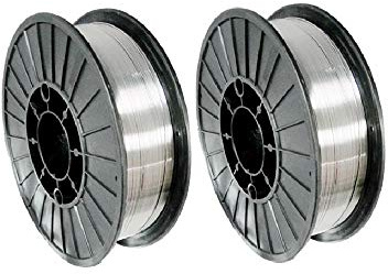 WeldingCity 2-pk E71T-11 Gasless Flux-Cored Mild Steel MIG Welding Wire 0.045 (1.2mm) 10-lb Spool (Pack of 2)