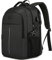 Zaino Uomo per PC Portatile 17.3 Pollici, Lavoro Uomo Impermeabile Antifurto, per Laptop, Computer Notebook Borse con Caricatore USB per Viaggio Ufficio Scuola-Nero