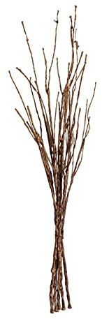 DRYEN 10 ramoscelli artificiali ricci di salice, 66 cm, rami di salice secco realistici, fili di ferro pieghevoli, fiori floreali artificiali