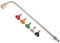 Hihaha Pressure Washer Extension Wand W/Washer Spray Nozzles/Outer Power Washer for Lance Extension Rod for Car Motorcycle Bike / 90 Degree / 1 Set