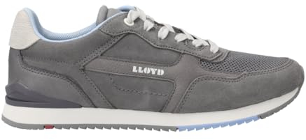 LLOYD Sneaker EGILIO, Rauleder, Grau, Herren EU 9/43