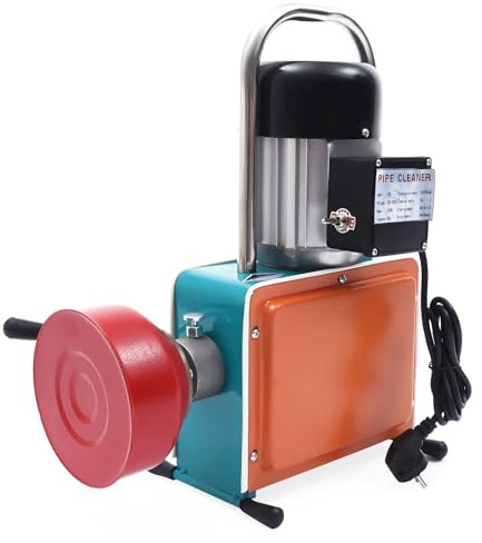 Elektrisk rörrengöringsmaskin, 1 000 W, rörrensare, 220 V, lämplig för rördiameter 20–150 mm, rörrengöringsanordning 400 varv/min, avloppsrörrengöring, rengöringslängd 20 m