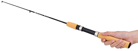 Hominas Teleskop Angelrute, 75 cm EIS Angelrute Ultraleichte Mini Winter EIS Angelrolle 60 g mit Tragkraft 3 kg für Süß und Salzwasser Angelgeschenke
