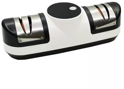TT-YEC Afilador De Cuchillos Eléctrico Doméstico, Afilador De Cuchillos Recargable De Acero Inoxidable con 3 Configuraciones De Velocidad, Equipado con Afilado Grueso Y Fino