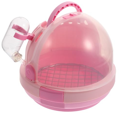 jojofuny Cage De Voyage Portable pour Oiseaux Aération, Coque Transparente, Tapis en Maille Galvanisée, Taille Compacte, pour Promenade Et Visite Vétérinaire, Adaptée Aux Perroquets Et Petits Oiseaux
