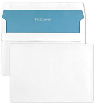 Netuno 1000 Briefumschläge DIN C6 114x 162 mm 80g Papier-Umschläge Weiß selbstklebend ohne Fenster gerade Klappe Briefkuverts Papier weiße Geschäfts-Umschläge C6 Briefhüllen mit Innendruck