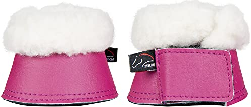 HKM Comfort Gamaschen & Hufglocken B3101 Cranberry Mini Shetty