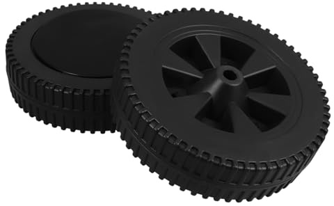7 Inch Black Hdpe Caster Wheels Set for Grill Cart Trolley