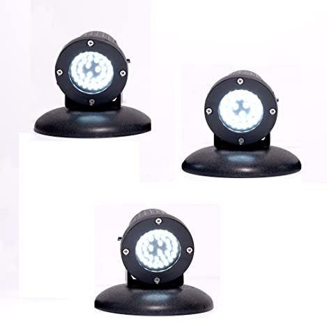 Jebao Submersible LED Underwater Pond and Patio Garden Lights and Very Powerful - Waterproof for Indoor and Outdoor Illumination Use Lighting PL3LED-3 - LED x 36