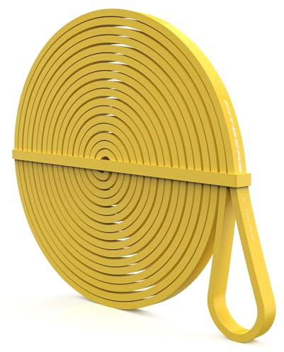 FitBeast Pull Up Band, 5-15LBS Resistance Band Pull Up for Calisthenics, Bodyweight Training, Powerlifting, Stretch Mobility, Pull Up Assistance Band, Yellow