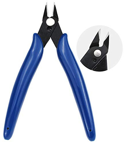 Taglierine, cutter laterale, 5 '' mini taglierina, taglierina di precisione, pinze da taglio laterali forti e taglienti con una molla di apertura, ideale for esigenze di taglio ultra-fine