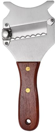 Affetta Tartufi,Taglia Formaggio Multifunzione per Cioccolato,Taglia Tartufi in Acciaio Inox con Manico in Legno per Tagliare Tartufi, Cioccolato, Formaggio, per Casa,Cucina