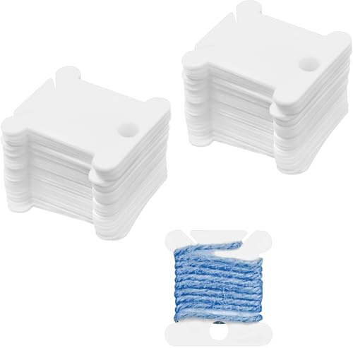 LICQIC Avvolgitore manuale per filo a punto croce, design in plastica per lavori e cucito facili
