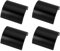 VGOL 1 Par Reductores de Manillar de 1 1/8 Pulgadas (28mm) A 7/8 Pulgadas (22mm) para Manillar de Bicicleta de Montaña Espaciadores de Manillar de 7/8 Pulgadas Cuñas de Conversión de Abrazadera Negro