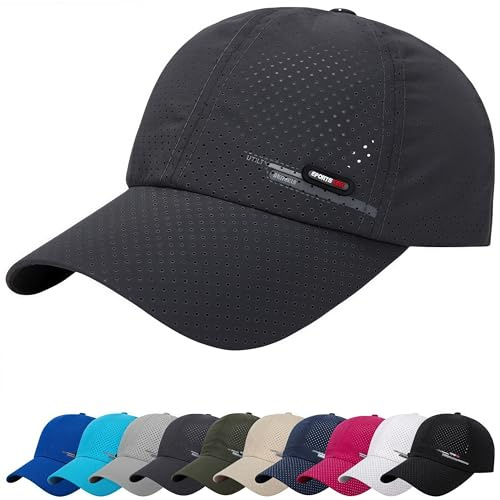 Casquette de Baseball Anti Soleil Coton Baseball Cap Casquette de Baseball Réglable Unisexe Unisexe Réglable Chapeau Soleil Golf Sports