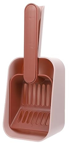 Toddmomy 1set Pet Cleaning Kit Ergonomic Cat Scoop with Dustpan Non- Design for Household Use Practical Pet Litter Tool