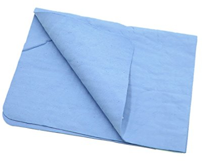 sourcing map Blau synthetische Fensterleder Auto Autopflege Waschen trocknen Tuch Tuch 43 cm x 32 cm DE de