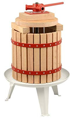 Pressoir à fruits Grouw panier en bois 12 l