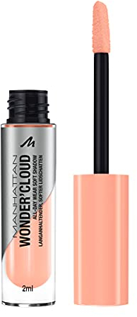 Manhattan Wonder'Cloud Eyeshadow, Farbe 005 Chilled Peach, flüssiger Lidschatten, langanhaltend und wasserfest, 18 g