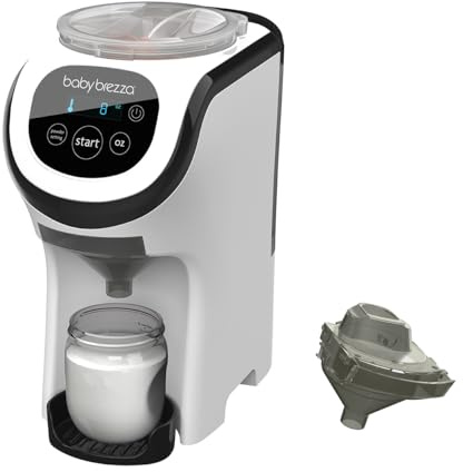 Baby Brezza Formula Pro Mini Bundle – Automatischer Milchzubereiter für Babynahrung inkl. extra Milchpulvertrichter – Hygienisch, leise & kompakt – Ideal für Zuhause & unterwegs