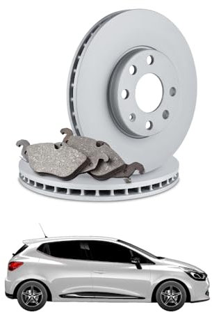 KIT FRENI ANTERIORI (PASTIGLIE E DISCHI) per RENAULT Clio IV 1.5 dCi 75 55 kw anno 2012-2023