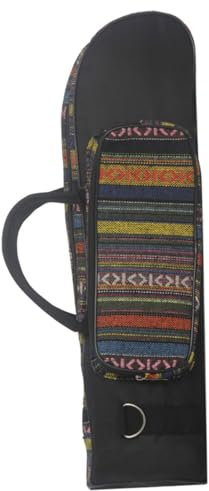 Hoement Tragetasche Für Trompete Im Ethnischen Stil Tragbar Multifunktionale Aufbewahrung Für Drei Schlüssel Strapazierfähigem Mit Seitlichem Fach Für Zubehör