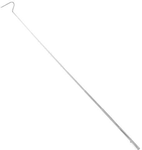 Milisten Einziehbarer Schlangenhaken Aus Edelstahl Teleskop-reptilienfanghaken Mit Griff Werkzeug Zur Schlangenhandhabung Für