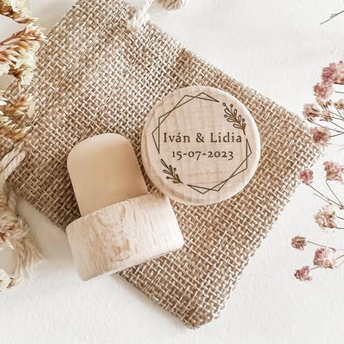 10-100 Pezzi Tappi In Sughero Personalizzati In Legno Per Bottiglie Di Vino Come Bomboniere Per Matrimoni, Tappi In Sughero Personalizzati A Forma Di T Sfusi, Tappis Di Chiusura Per Bottiglie