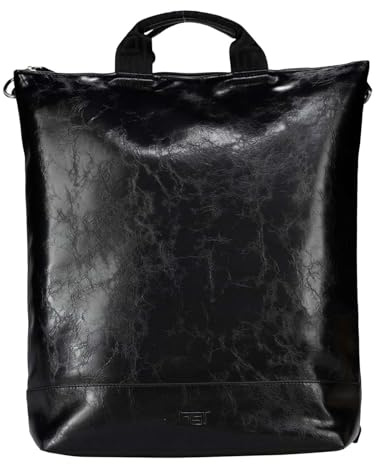Jost Rucksack Schultertasche mit Laptopfach Kiruna XChange Bag Black schwarz