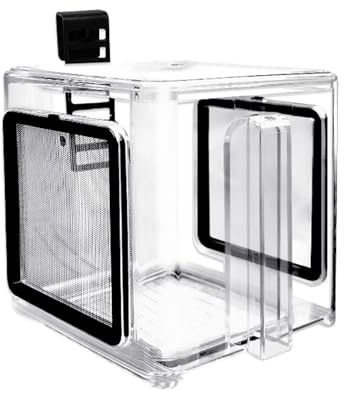 Boîte de Reproduction pour Poissons | Éclosoir avec,Incubateur D'Éclosion avec Séparateur pour Guppys d'eau Douce Et Marine